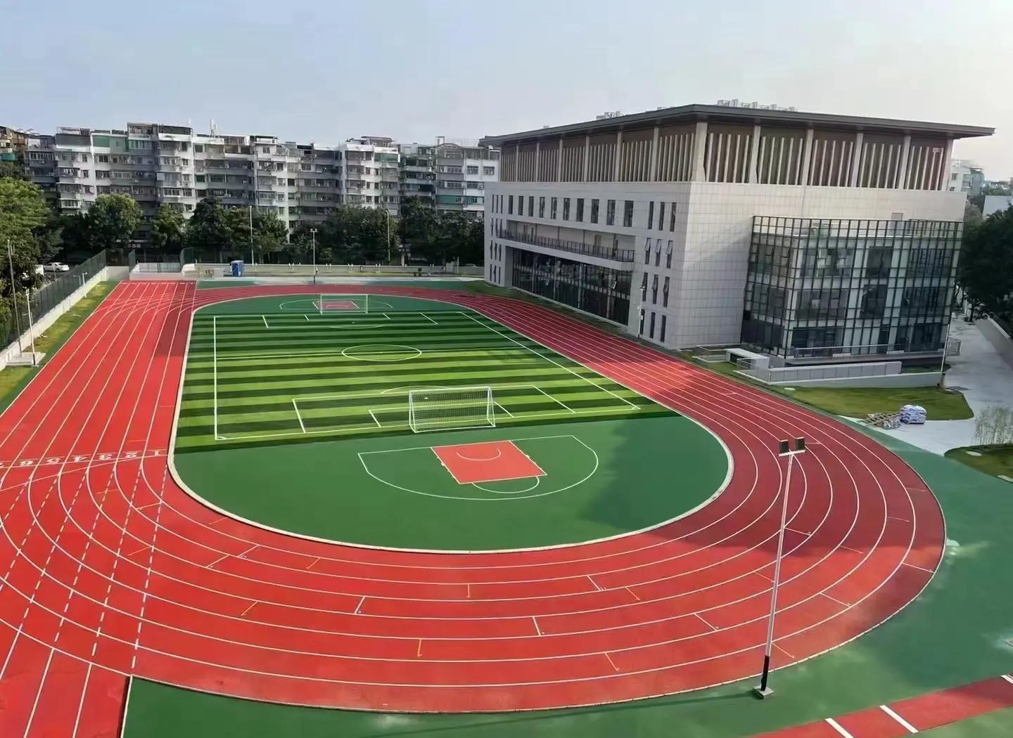 锡林郭勒盟硅PU材料塑胶篮球场 - 一站式服务